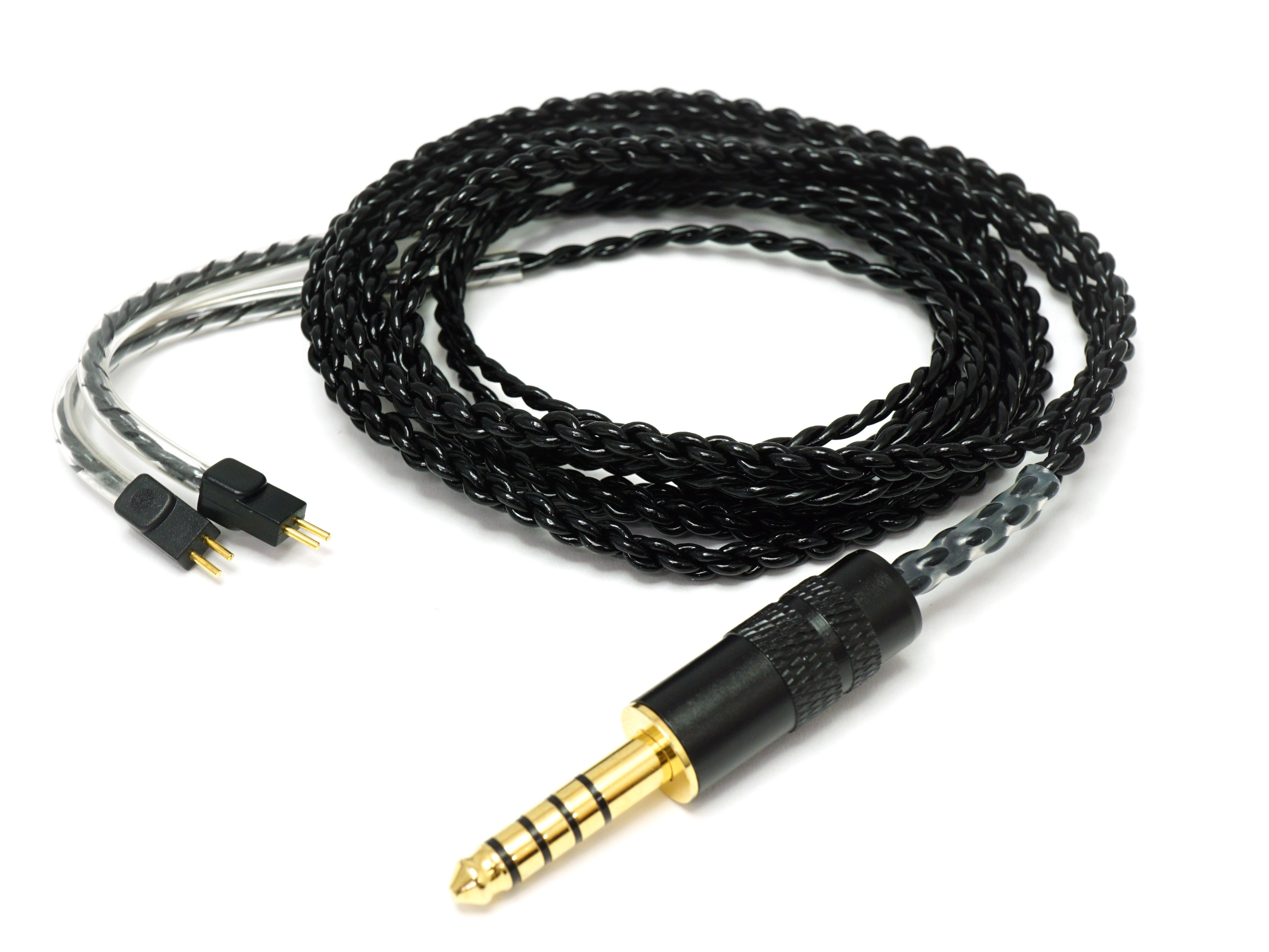 4.4mm5極127㎝ブラックバランスケーブル（2pin仕様）