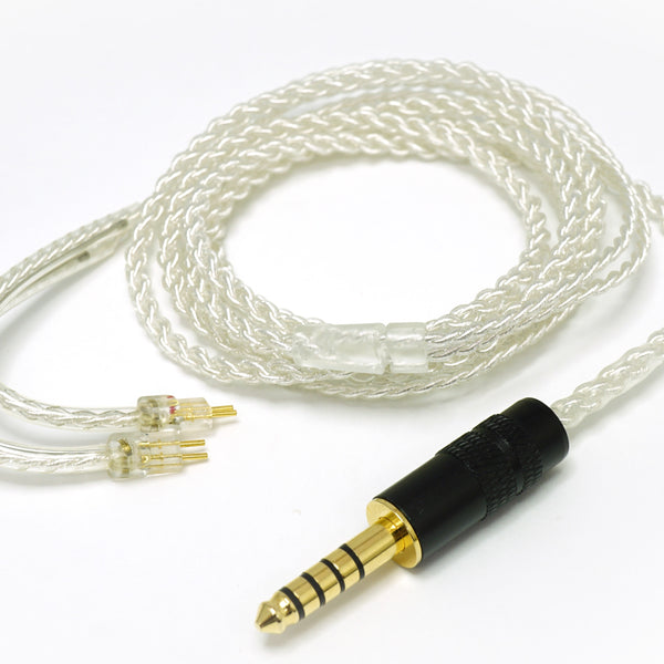4.4mm5極127㎝クリアバランスケーブル（2pin仕様）