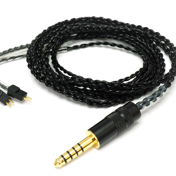 4.4mm5極127㎝ブラックバランスケーブル（2pin仕様）